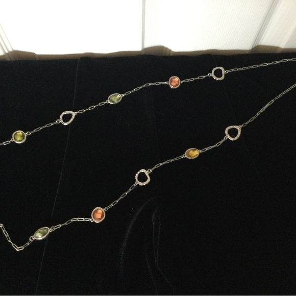 Lia Sophia Vintage Long Crystal Necklace - Picture 4 of 7